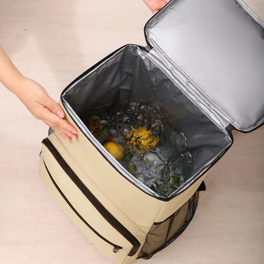 Insulated Backpack Cooler – Backpack Beer Cooler with Large Capacity, Food Storage & Travel Use - ZOOMNSTORE