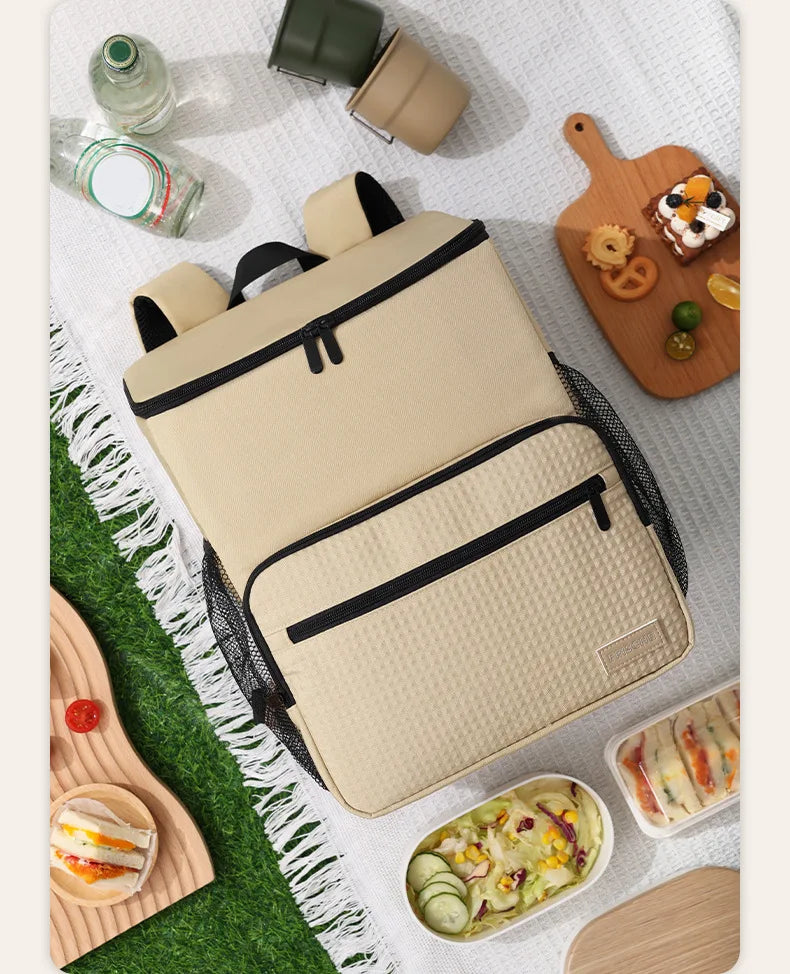 Insulated Backpack Cooler – Backpack Beer Cooler with Large Capacity, Food Storage & Travel Use - ZOOMNSTORE