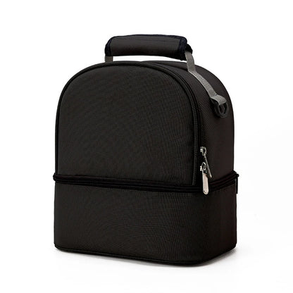 Fashion Insulation Double Layer Pack Solid Color Large Capacity Mommy Bag Travel Picnic Portable Food Handbag Baby Bags - ZOOMNSTORE