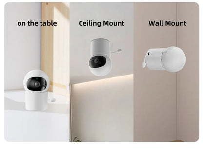 Danmini Intelligent Baby Monitor 4.3-inch IPS Color Screen Display PZT Control Night Vision Indoor Security Surveillance Camera - ZOOMNSTORE