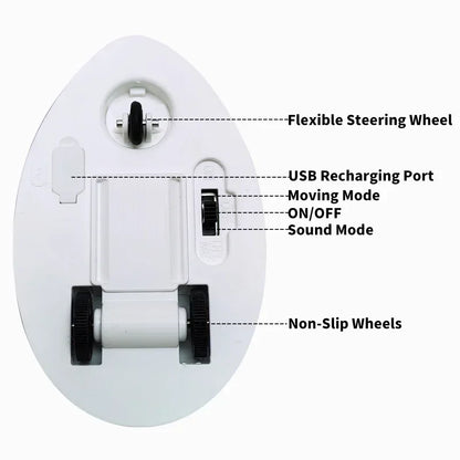 Interactive Electric Cat Mouse Toy - Plush Fast-Moving Pet Accessory - ZOOMNSTORE