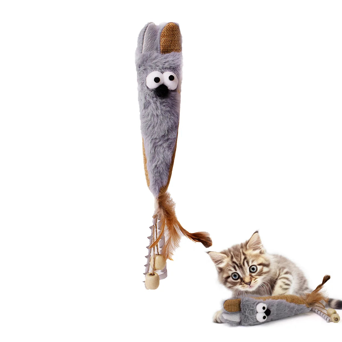 Interactive Electric Cat Mouse Toy - Plush Fast-Moving Pet Accessory - ZOOMNSTORE