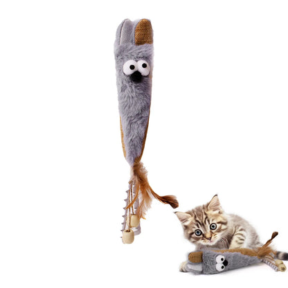 Interactive Electric Cat Mouse Toy - Plush Fast-Moving Pet Accessory - ZOOMNSTORE