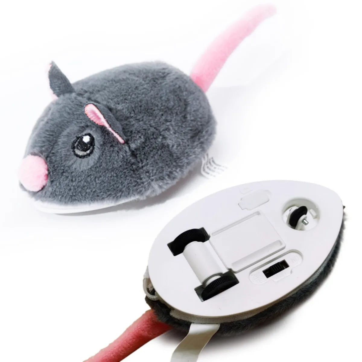 Interactive Electric Cat Mouse Toy - Plush Fast-Moving Pet Accessory - ZOOMNSTORE