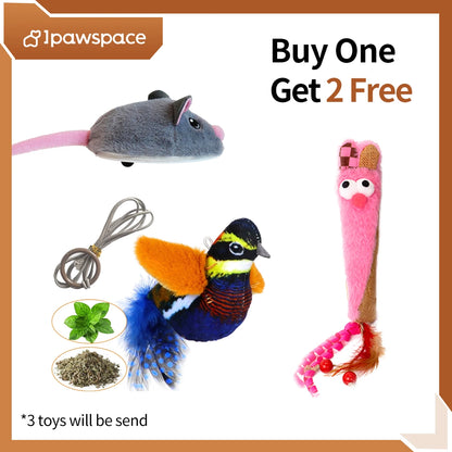 Interactive Electric Cat Mouse Toy - Plush Fast-Moving Pet Accessory - ZOOMNSTORE