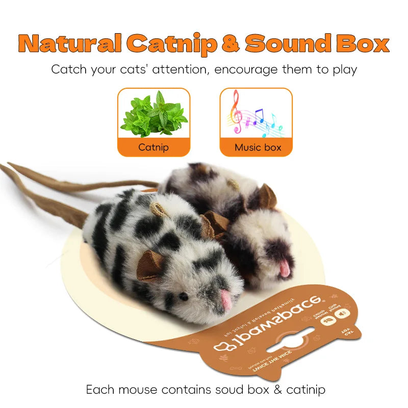 Interactive Electric Cat Mouse Toy - Plush Fast-Moving Pet Accessory - ZOOMNSTORE