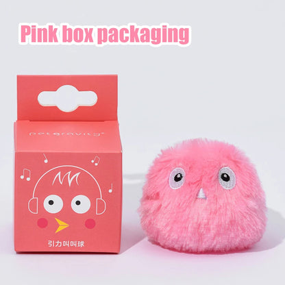 Interactive Cat Toy - Electric Plush Catnip Squeak Ball for Kitten Training - ZOOMNSTORE