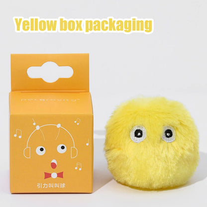 Interactive Cat Toy - Electric Plush Catnip Squeak Ball for Kitten Training - ZOOMNSTORE