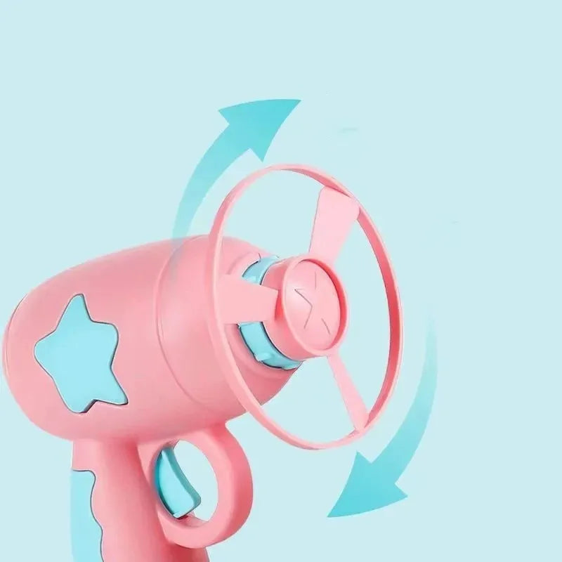 Interactive Cat Toy - Funny Mini Flying Disc Launcher for Kittens - ZOOMNSTORE