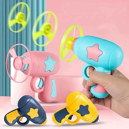 Interactive Cat Toy - Funny Mini Flying Disc Launcher for Kittens - ZOOMNSTORE