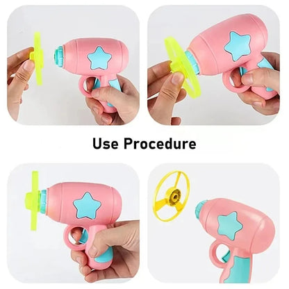 Interactive Cat Toy - Funny Mini Flying Disc Launcher for Kittens - ZOOMNSTORE