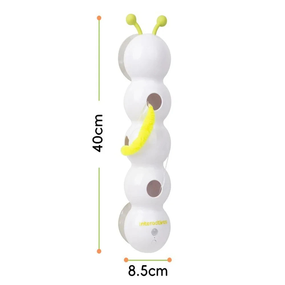 Interactive Cat Toy – Motion Activated Rechargeable Wack A Worm Teasing Toy - ZOOMNSTORE