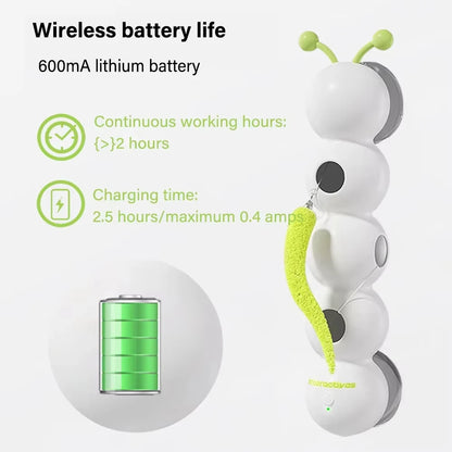 Interactive Cat Toy – Motion Activated Rechargeable Wack A Worm Teasing Toy - ZOOMNSTORE