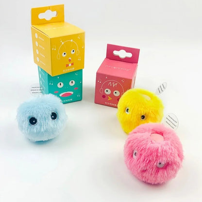 Interactive Cat Toy - Plush Electric Catnip Squeak Ball - ZOOMNSTORE