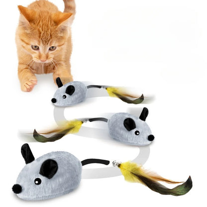 Interactive Cat Toy - Automatic Sensing Remote Control Plush Mouse - ZOOMNSTORE