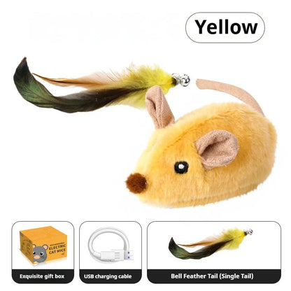 Interactive Cat Toy - Automatic Sensing Remote Control Plush Mouse - ZOOMNSTORE