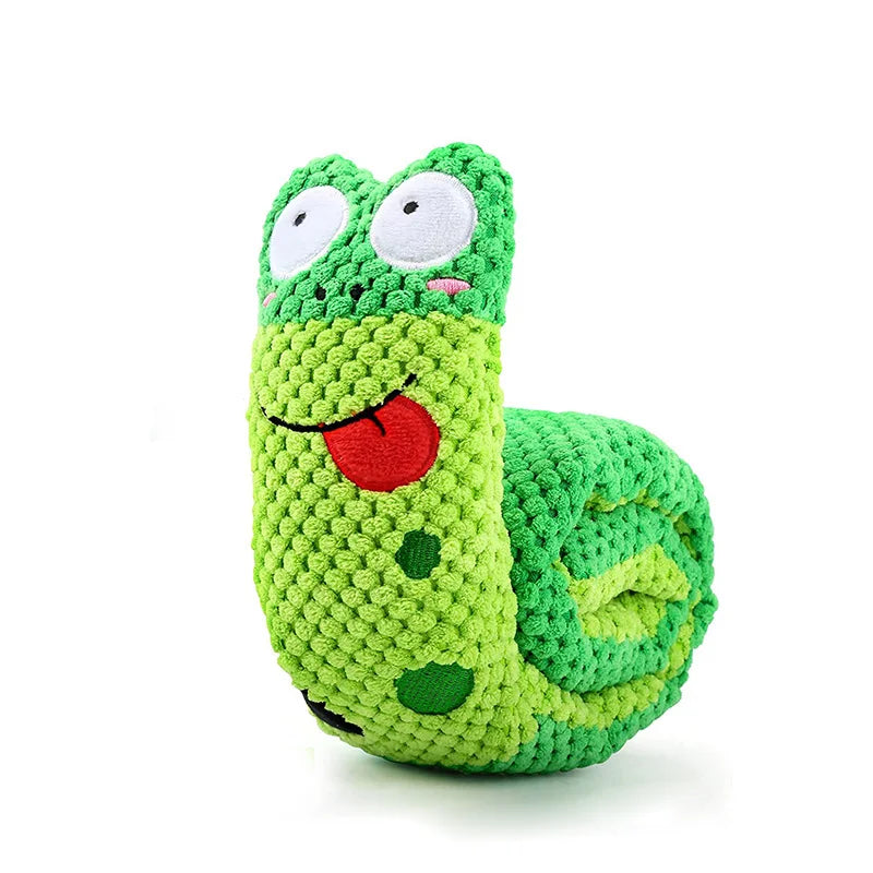 Interactive Dog Puzzle Feeder - Indestructible Plush Squeaky Toy for Puppies - ZOOMNSTORE