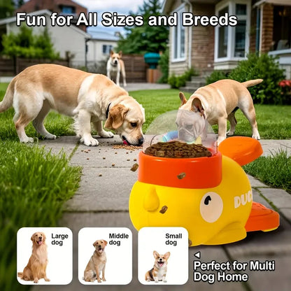 Interactive Duck Dog Toy - Anti-Slip Feeder Dispenser for Pet Intelligence Exercise - ZOOMNSTORE