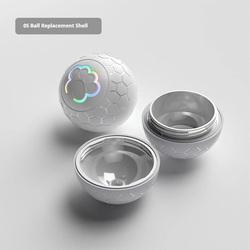 Interactive Smart Dog Toy Ball - USB Automatic Bouncing Ball with RGB Lights for Pets - ZOOMNSTORE