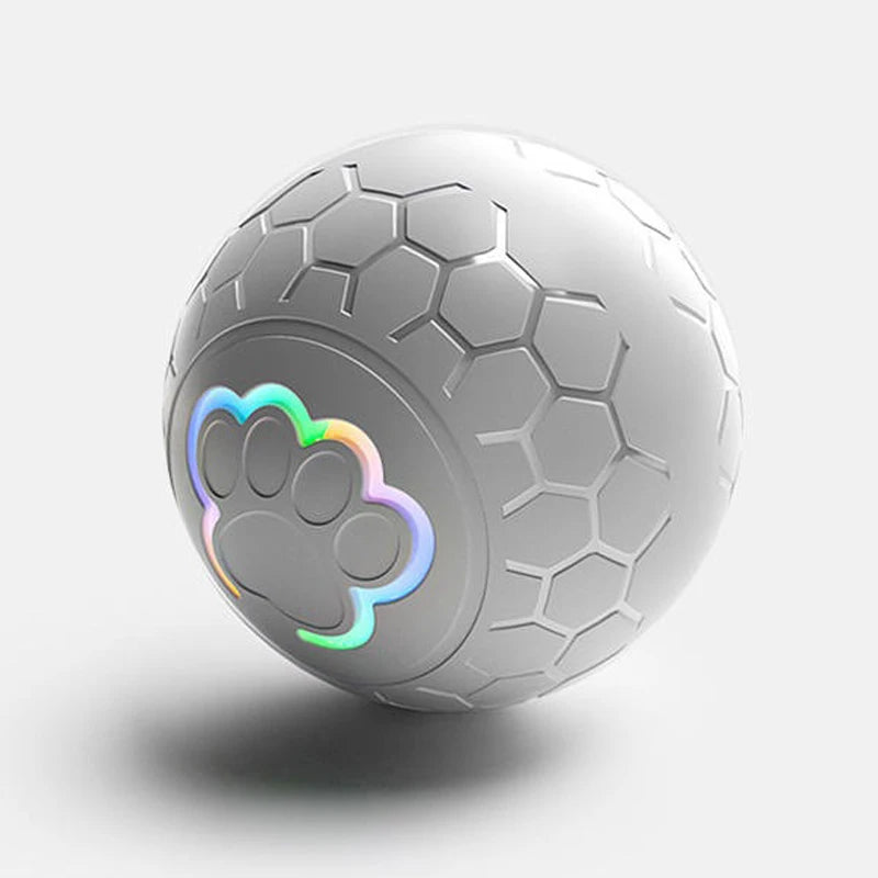 Interactive Smart Dog Toy Ball - USB Automatic Bouncing Ball with RGB Lights for Pets - ZOOMNSTORE