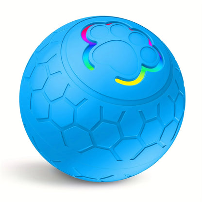 Interactive Smart Dog Toy Ball - USB Automatic Bouncing Ball with RGB Lights for Pets - ZOOMNSTORE