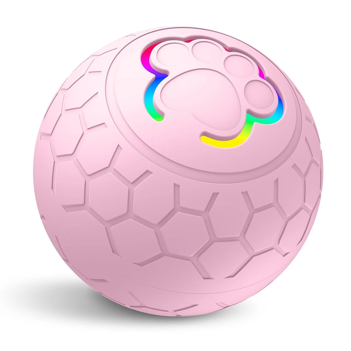 Interactive Smart Dog Toy Ball - USB Automatic Bouncing Ball with RGB Lights for Pets - ZOOMNSTORE