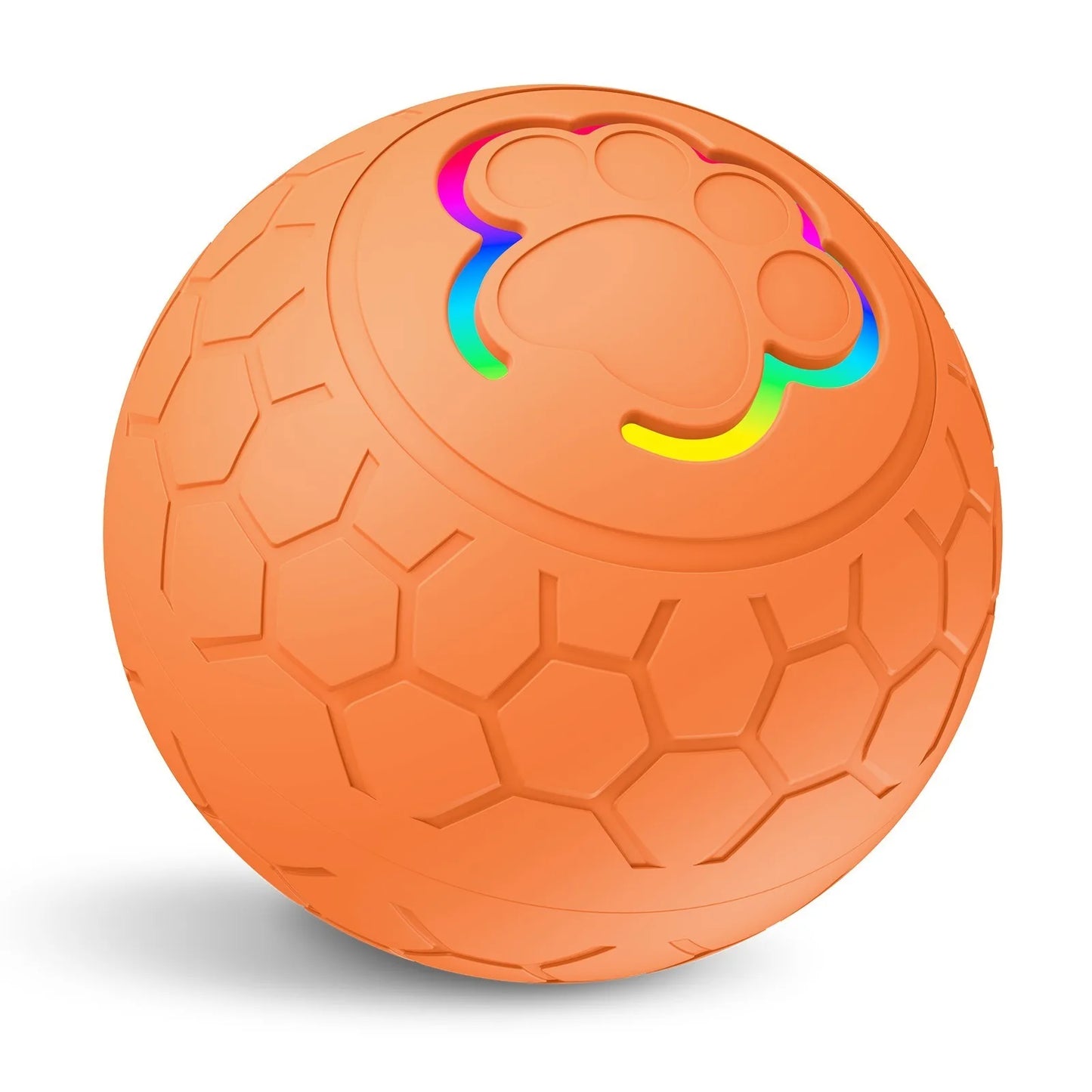 Interactive Smart Dog Toy Ball - USB Automatic Bouncing Ball with RGB Lights for Pets - ZOOMNSTORE