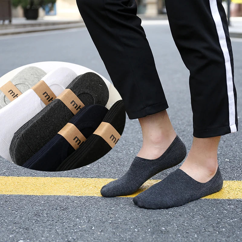 Invisible Boat Socks - Breathable No Show Socks For Men & Women, Soft Cotton Casual Plain - ZOOMNSTORE