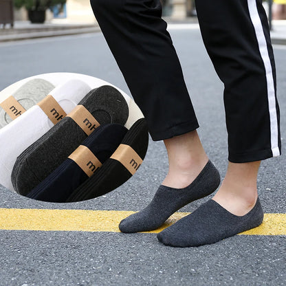 Invisible Boat Socks - Breathable No Show Socks For Men & Women, Soft Cotton Casual Plain - ZOOMNSTORE