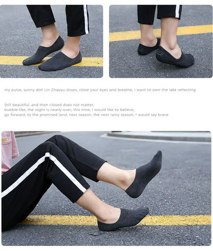 Invisible Boat Socks - Breathable No Show Socks For Men & Women, Soft Cotton Casual Plain - ZOOMNSTORE
