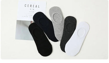 Invisible Boat Socks - Breathable No Show Socks For Men & Women, Soft Cotton Casual Plain - ZOOMNSTORE
