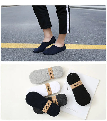 Invisible Boat Socks - Breathable No Show Socks For Men & Women, Soft Cotton Casual Plain - ZOOMNSTORE
