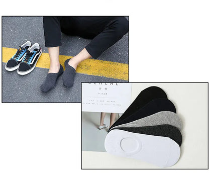 Invisible Boat Socks - Breathable No Show Socks For Men & Women, Soft Cotton Casual Plain - ZOOMNSTORE