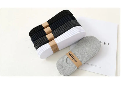 Invisible Boat Socks - Breathable No Show Socks For Men & Women, Soft Cotton Casual Plain - ZOOMNSTORE