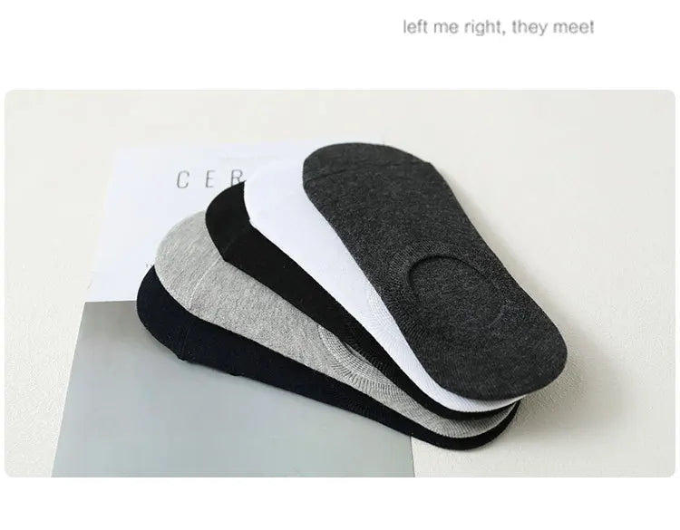 Invisible Boat Socks - Breathable No Show Socks For Men & Women, Soft Cotton Casual Plain - ZOOMNSTORE