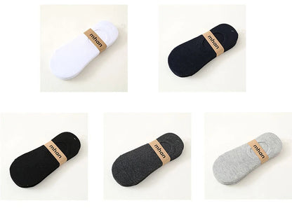 Invisible Boat Socks - Breathable No Show Socks For Men & Women, Soft Cotton Casual Plain - ZOOMNSTORE