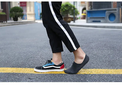 Invisible Boat Socks - Breathable No Show Socks For Men & Women, Soft Cotton Casual Plain - ZOOMNSTORE