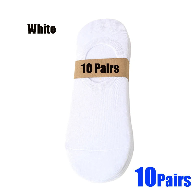 Invisible Boat Socks - Breathable No Show Socks For Men & Women, Soft Cotton Casual Plain - ZOOMNSTORE
