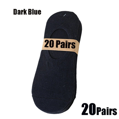 Invisible Boat Socks - Breathable No Show Socks For Men & Women, Soft Cotton Casual Plain - ZOOMNSTORE