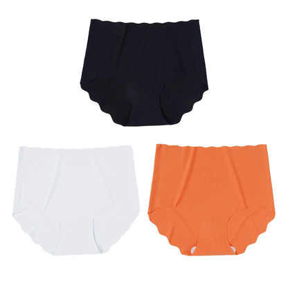Invisible Seamless Panties - 3 Pack Ultra-Thin High Rise Briefs - ZOOMNSTORE
