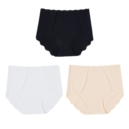 Invisible Seamless Panties - 3 Pack Ultra-Thin High Rise Briefs - ZOOMNSTORE
