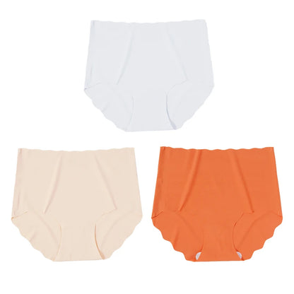 Invisible Seamless Panties - 3 Pack Ultra-Thin High Rise Briefs - ZOOMNSTORE