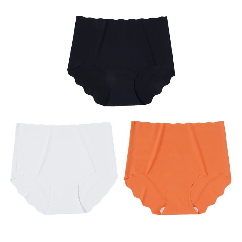 Invisible Seamless Panties - 3 Pack Ultra-Thin High Rise Briefs - ZOOMNSTORE