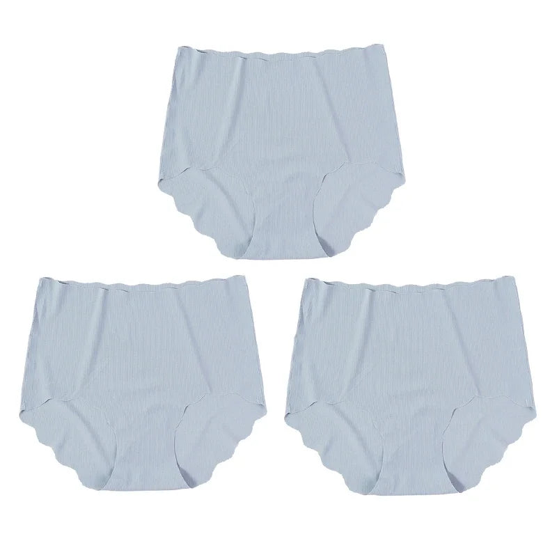 Invisible Seamless Panties - 3 Pack Ultra-Thin High Rise Briefs - ZOOMNSTORE