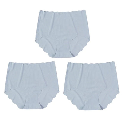 Invisible Seamless Panties - 3 Pack Ultra-Thin High Rise Briefs - ZOOMNSTORE