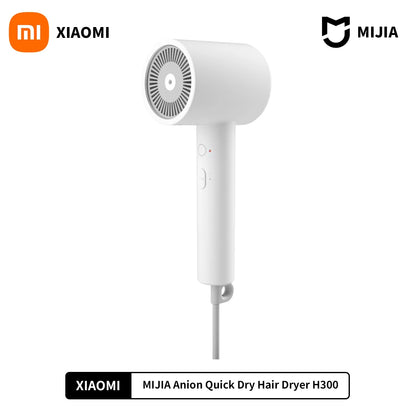 XIAOMI MIJIA Mi Ionic Hair Dryer H300 Quick Dry Negative Ion Hair Care Professional For Home 1600W Electric Hair Dryers Diffuser - ZOOMNSTORE