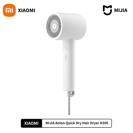 XIAOMI MIJIA Mi Ionic Hair Dryer H300 Quick Dry Negative Ion Hair Care Professional For Home 1600W Electric Hair Dryers Diffuser - ZOOMNSTORE