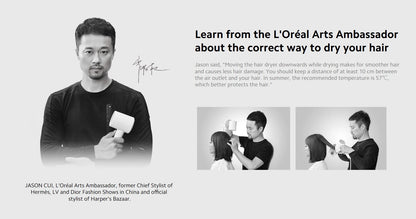 XIAOMI MIJIA Mi Ionic Hair Dryer H300 Quick Dry Negative Ion Hair Care Professional For Home 1600W Electric Hair Dryers Diffuser - ZOOMNSTORE