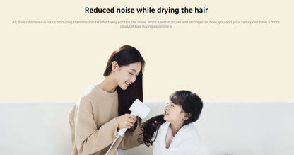 XIAOMI MIJIA Mi Ionic Hair Dryer H300 Quick Dry Negative Ion Hair Care Professional For Home 1600W Electric Hair Dryers Diffuser - ZOOMNSTORE