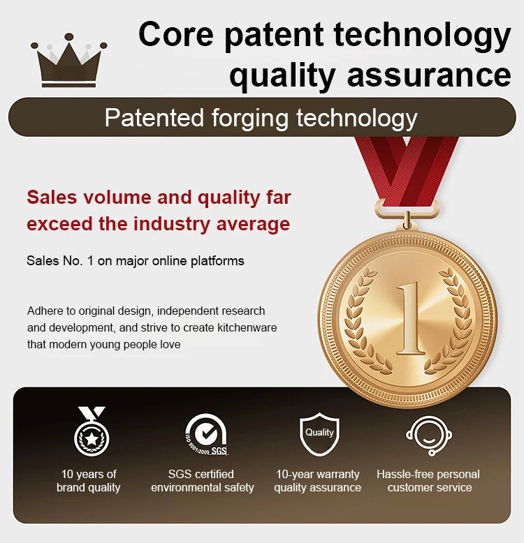 Handmade Pure Iron Non-Stick Frying Pan - Big Belly Flat Bottom Cookware for Gas Stove - ZOOMNSTORE